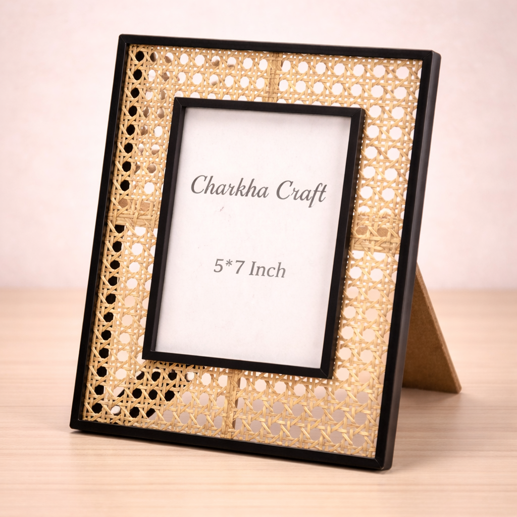 Family memories in a cane frame