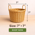 Rattan Laundry  Basket