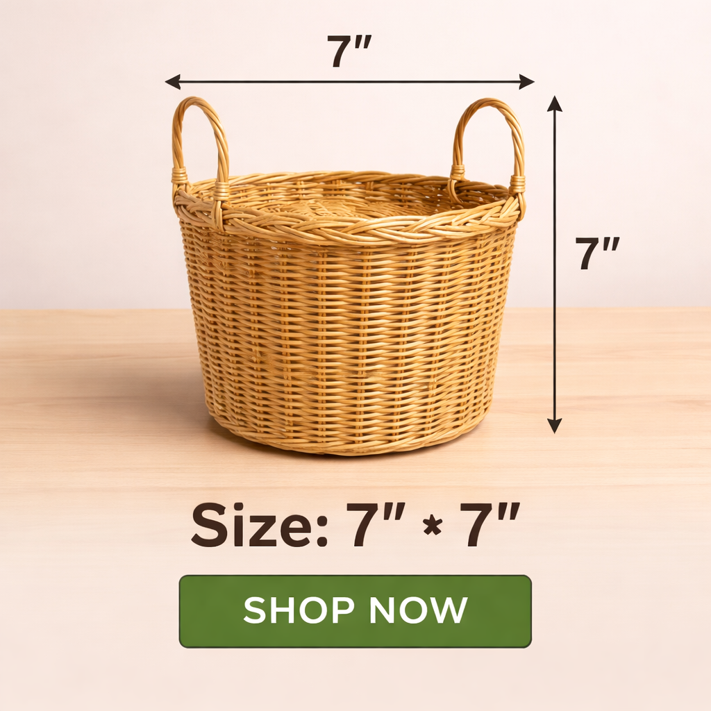 Rattan Laundry  Basket