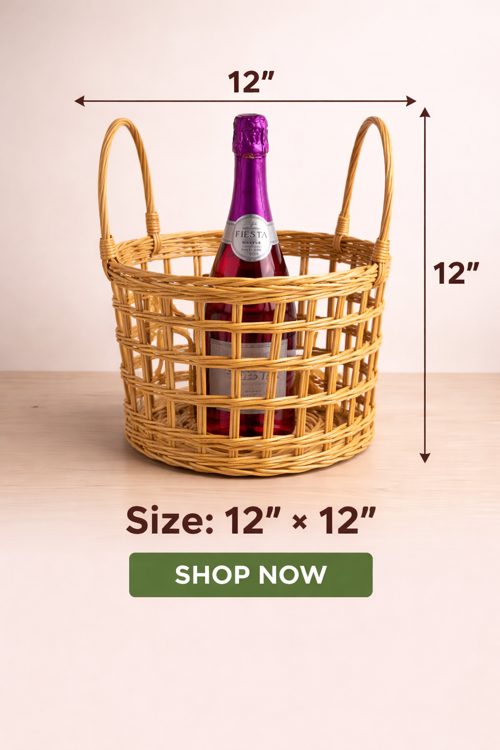 Handmade Rattan Cane gift Basket