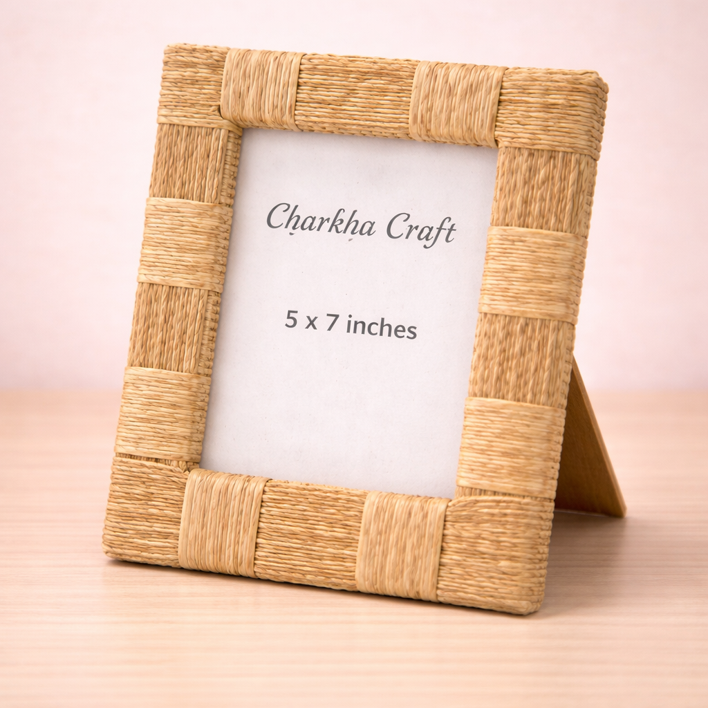 Framed family memories in seagrass