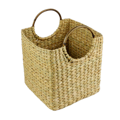 Round Cane Handle Basket