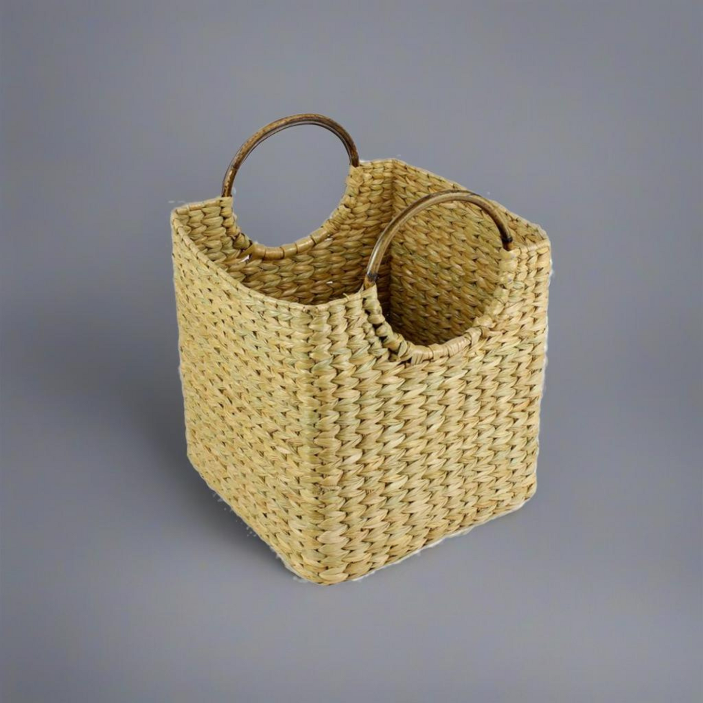 Round Cane Handle Basket