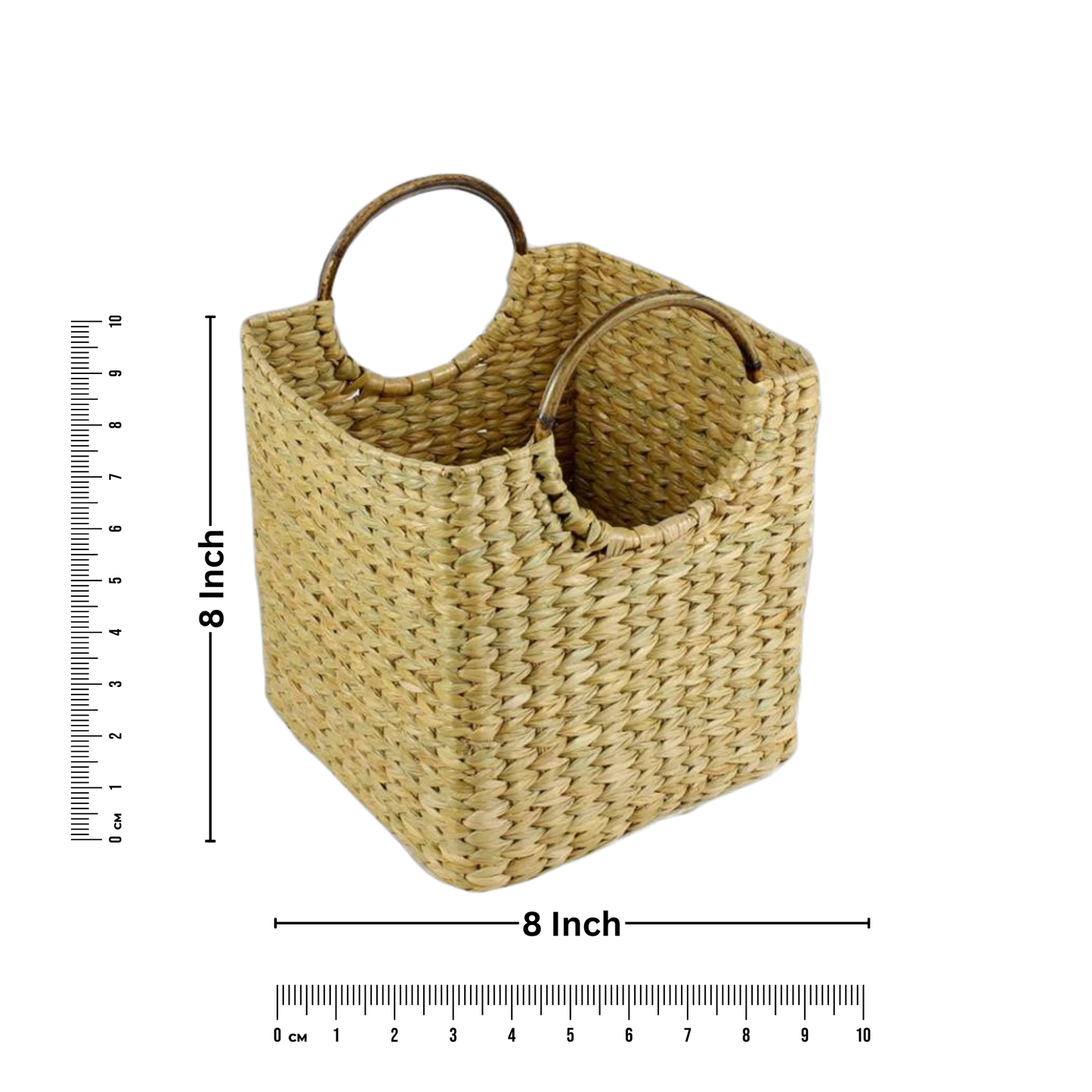 Round Cane Handle Basket