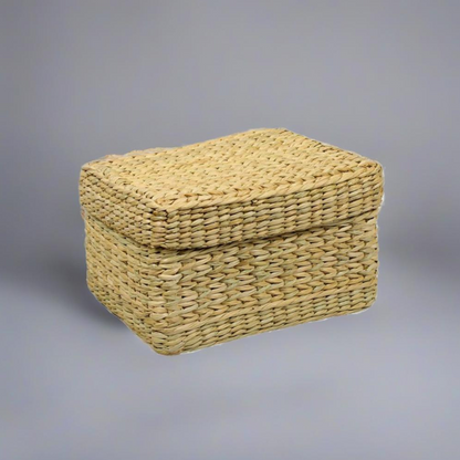 Seagrass Lid Box Medium Size