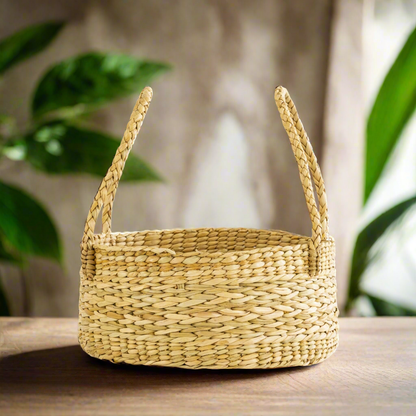 Seagrass Round Handle Basket