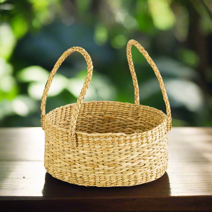 Seagrass Round Handle Basket