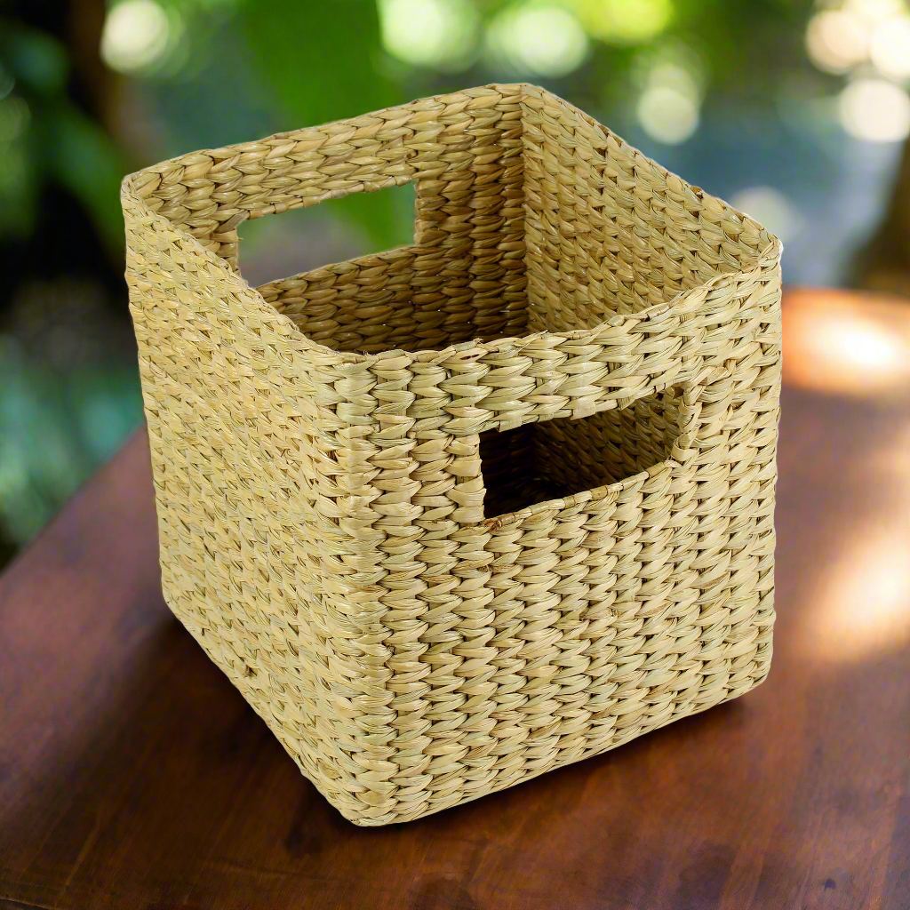 Sea Grass Side Handle Basket