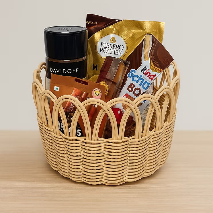 Handwoven Rattan Fruits / Gift Basket
