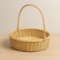 Handwoven Rattan Gift Basket for Premium Hampers