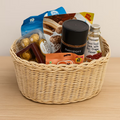 Decorative Rattan Gift Basket for Hampers & Décor