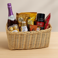 Handmade Rattan Rectangular Gift Basket