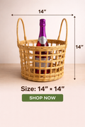 Handmade Rattan Cane gift Basket