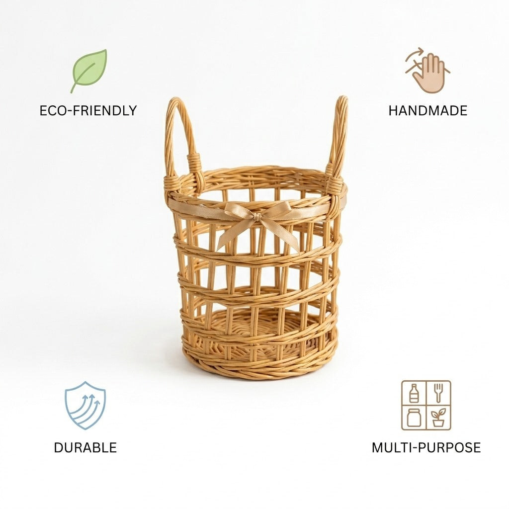 Handmade Rattan Cane gift Basket