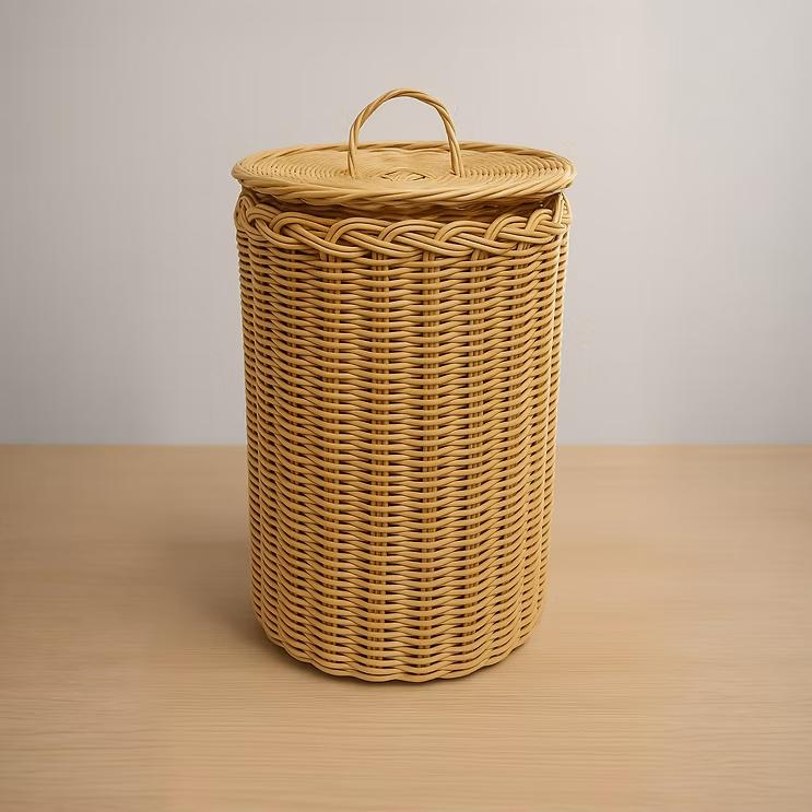 Handwoven Rattan Laundry & toys Basket