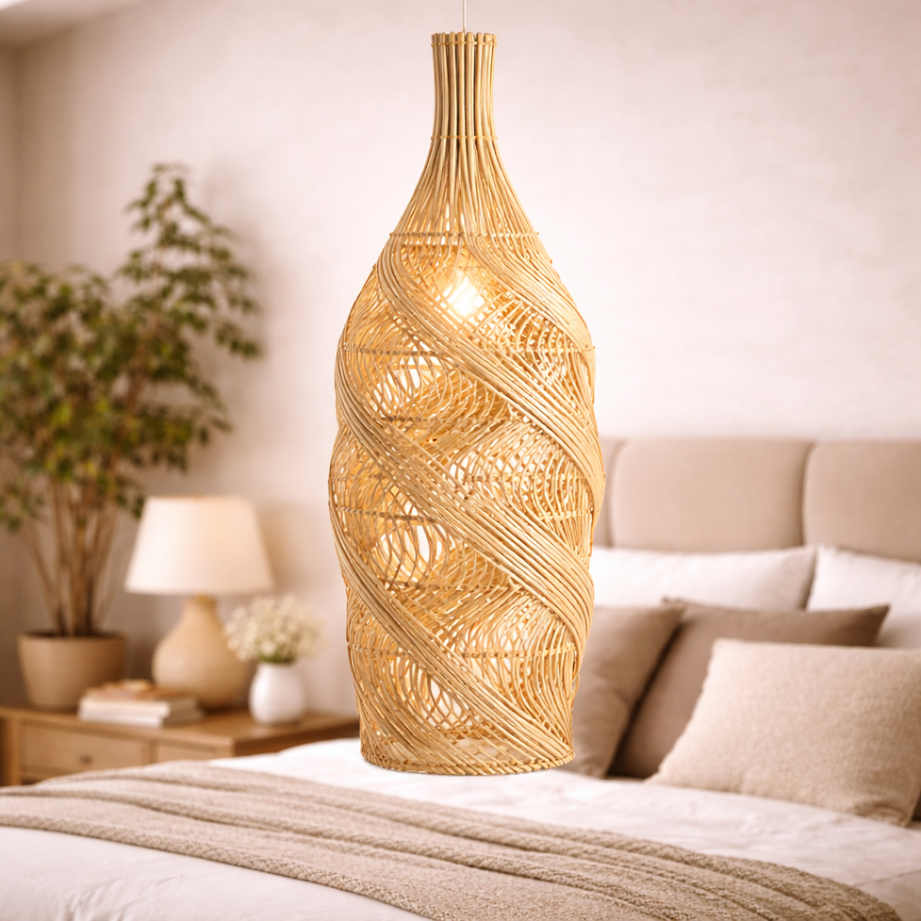 Decorative Cane Ceiling Pendant Lamp for Elegant Spaces