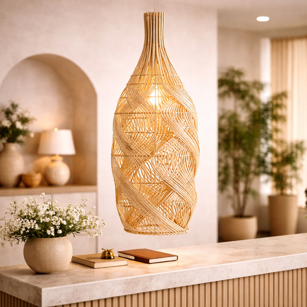 Decorative Cane Ceiling Pendant Lamp for Elegant Spaces