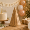 Handmade Cane Rattan Christmas Cap