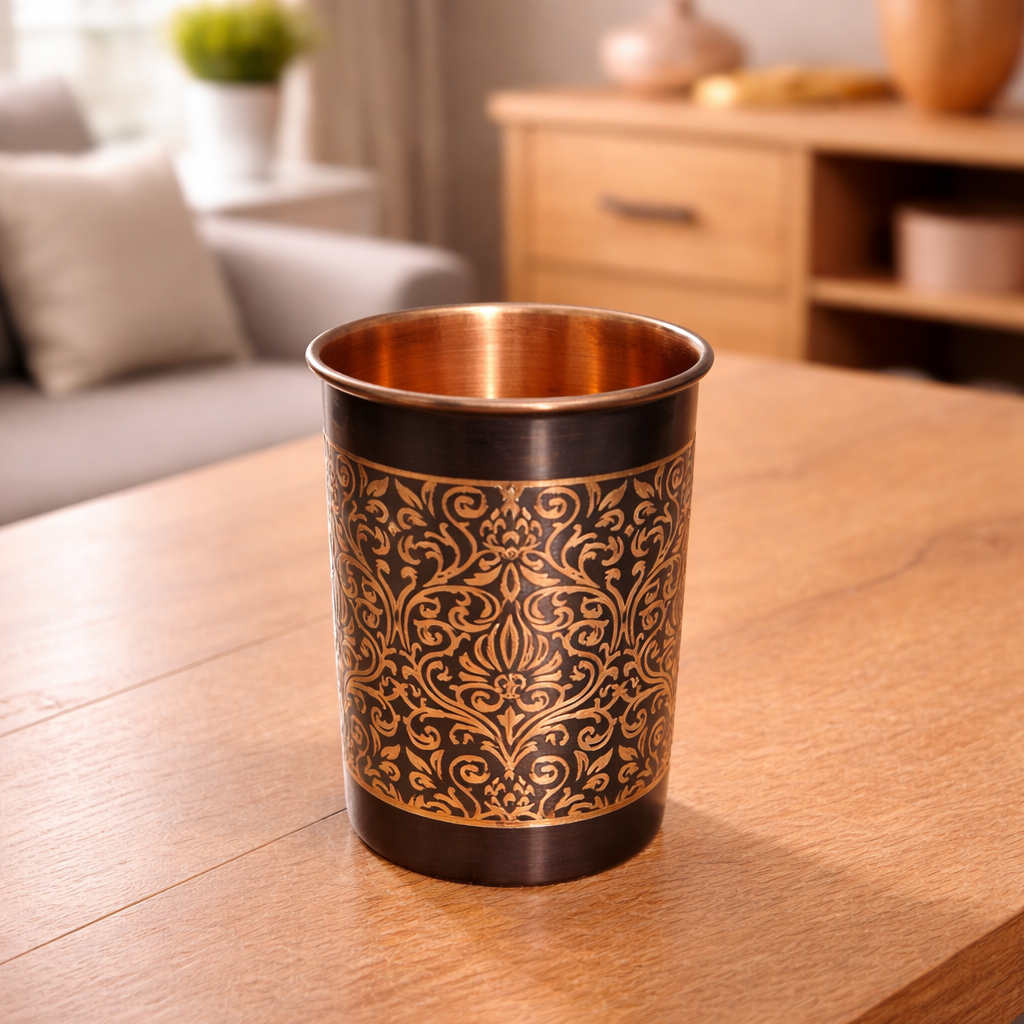 Copper Water Glass for Daily Use