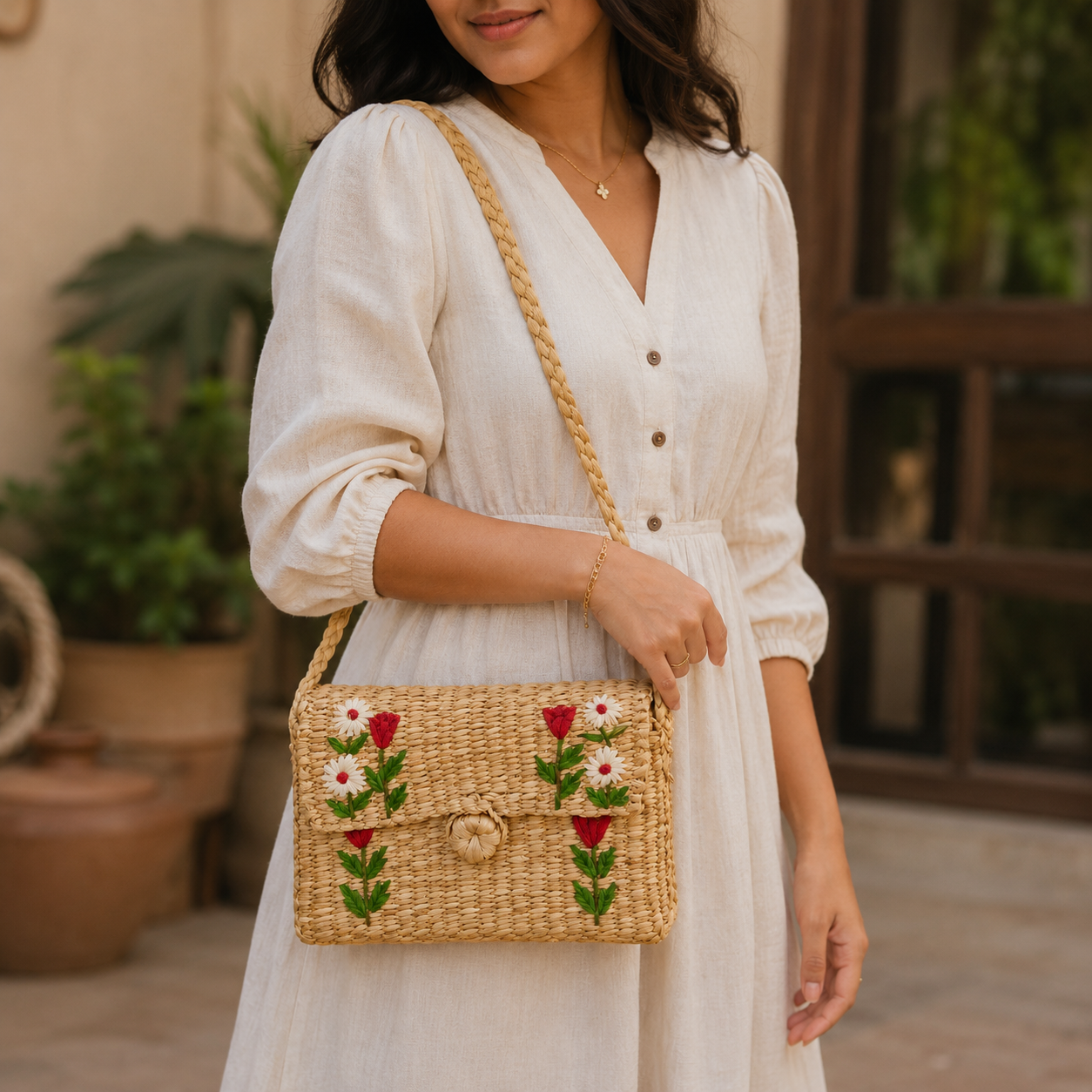 Natural Carry Bag for Home & Picnic