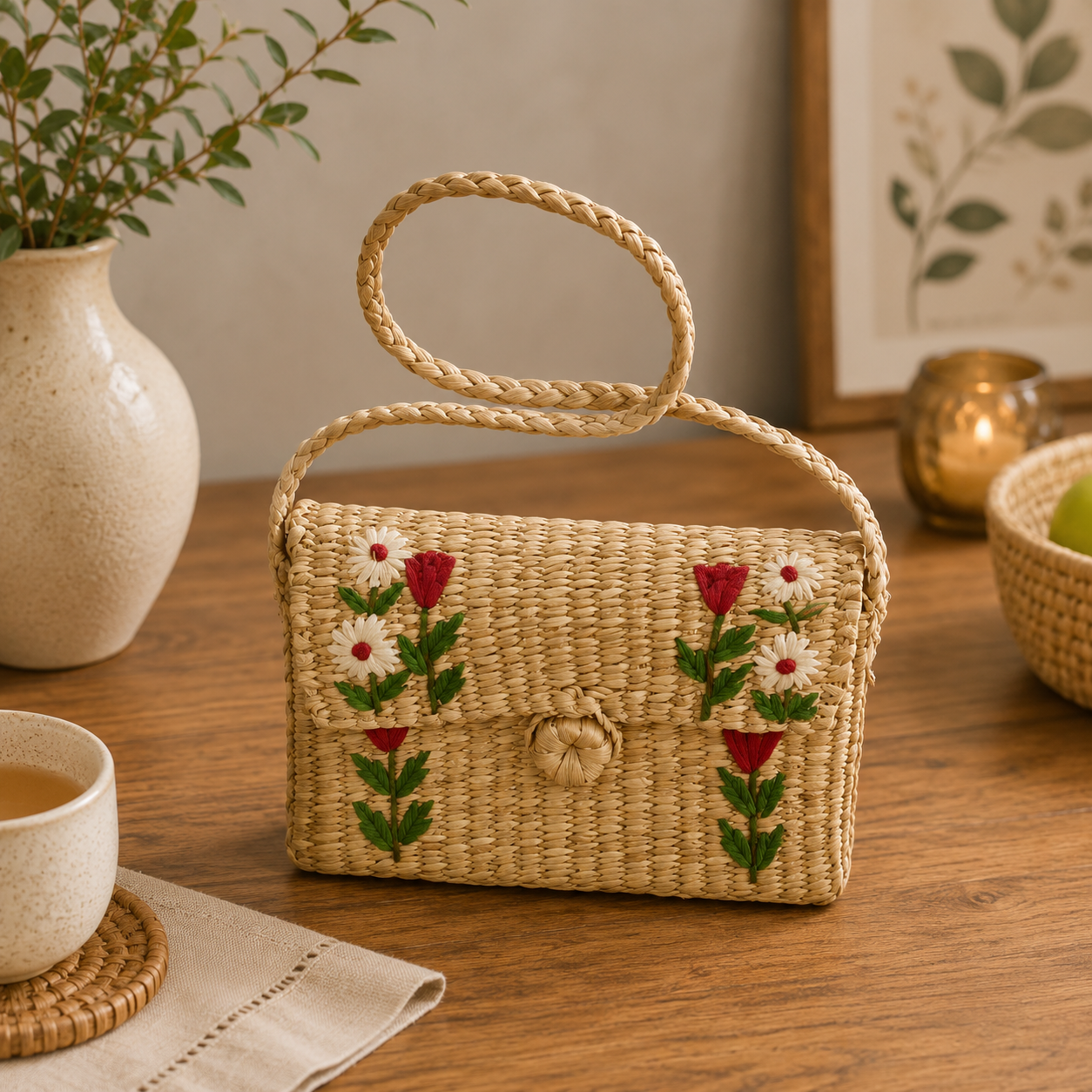 Natural Carry Bag for Home & Picnic