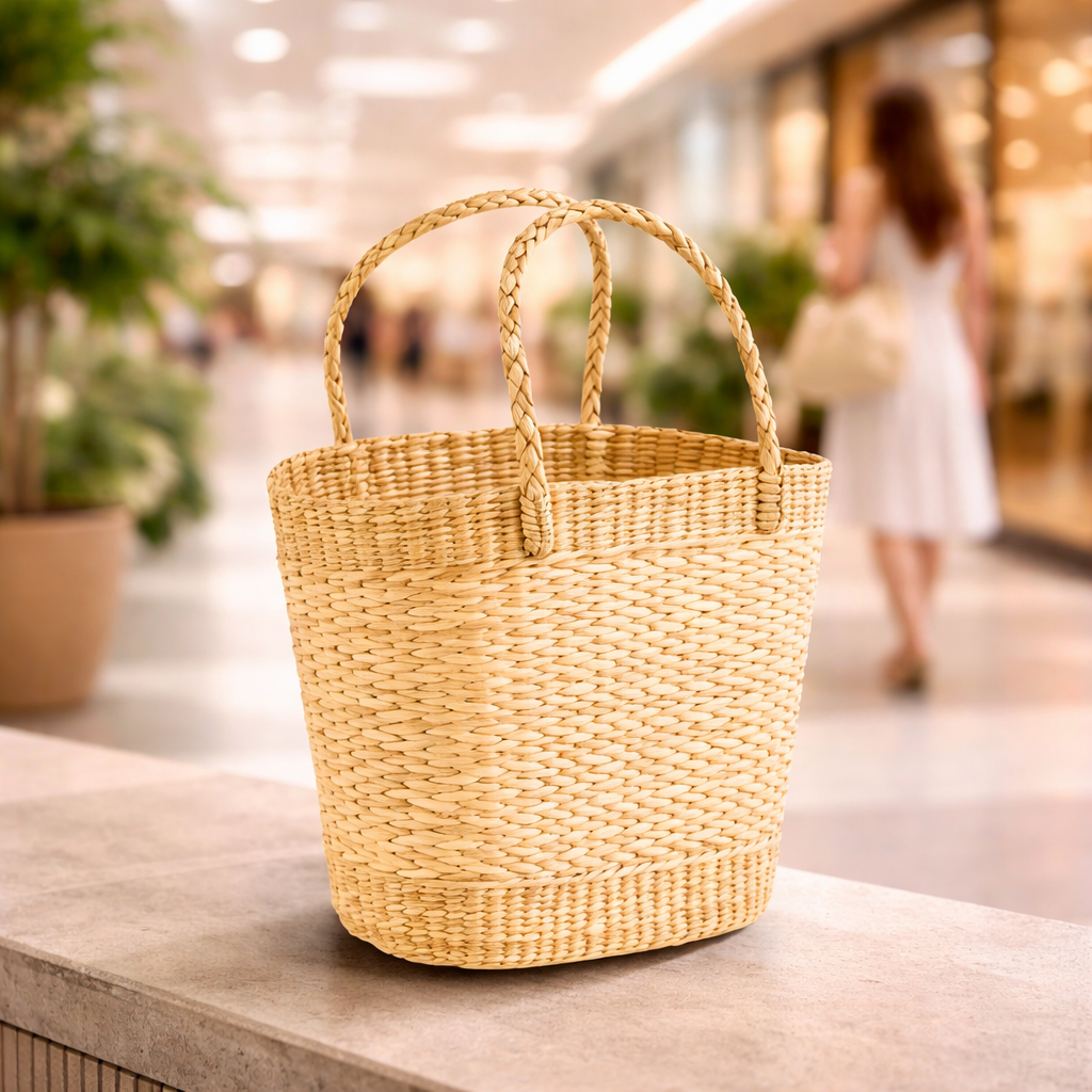 Oval Natural Storage & Carry Basket