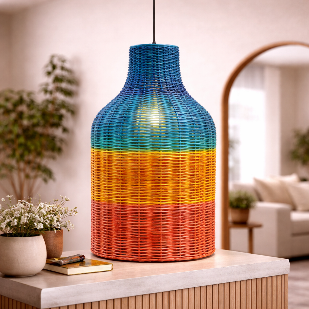 Handwoven Pendant Ceiling Light
