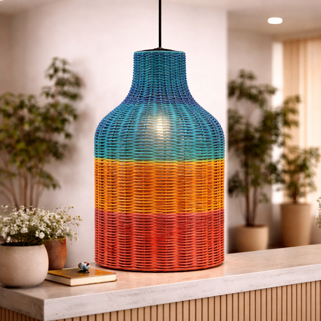 Handwoven Pendant Ceiling Light