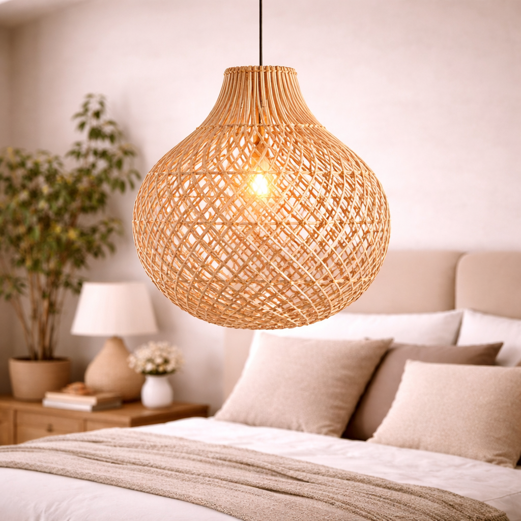 Decorative Rattan Ceiling Pendant Lamp