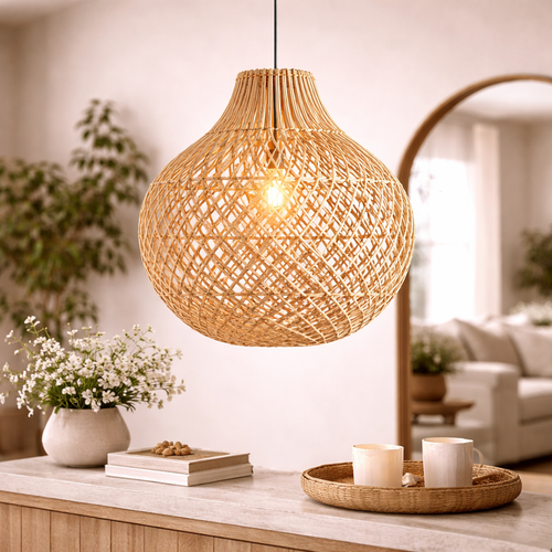 Decorative Rattan Ceiling Pendant Lamp