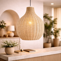 Luxury Handwoven Rattan Hanging Lamp