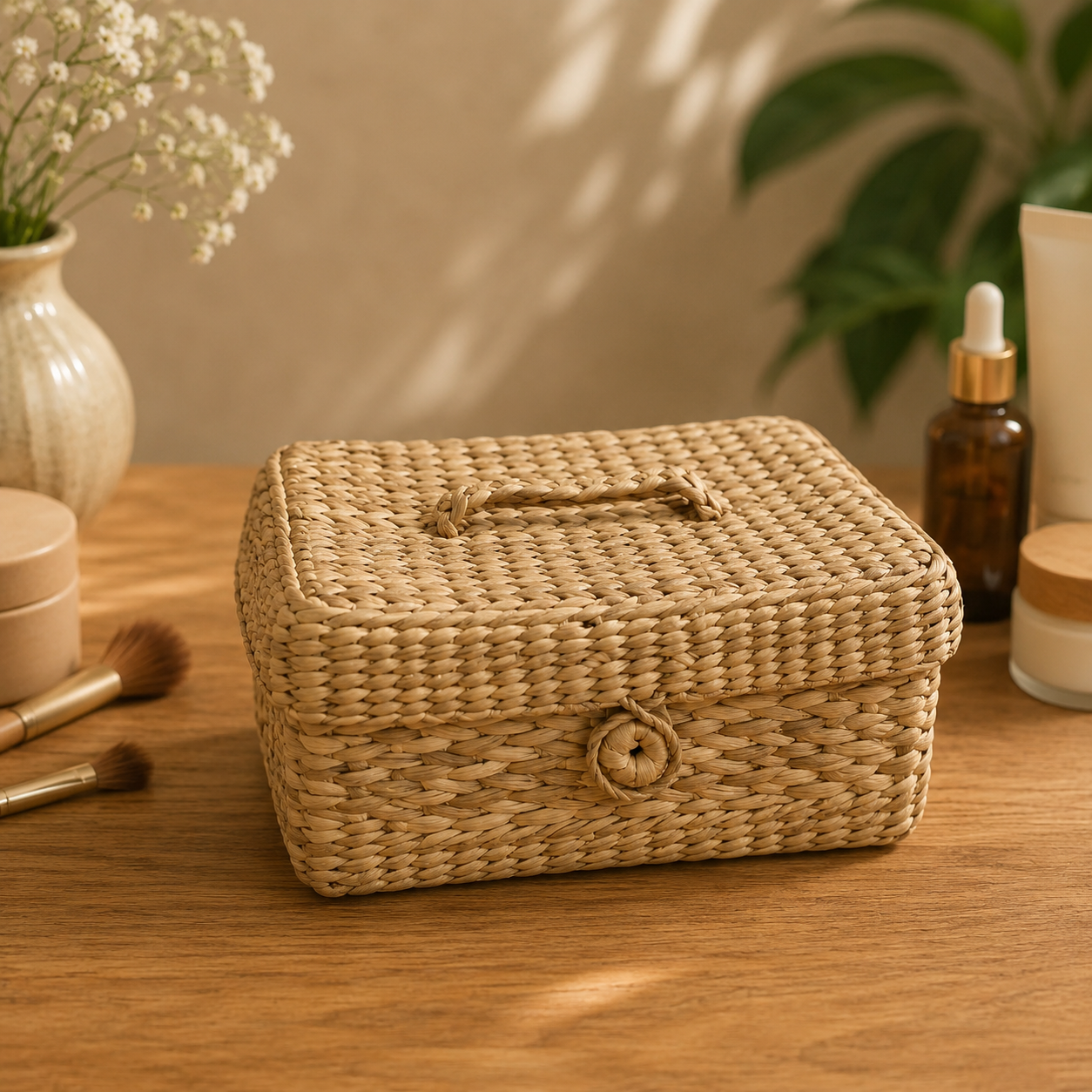 Rectangular Natural Storage Organizer